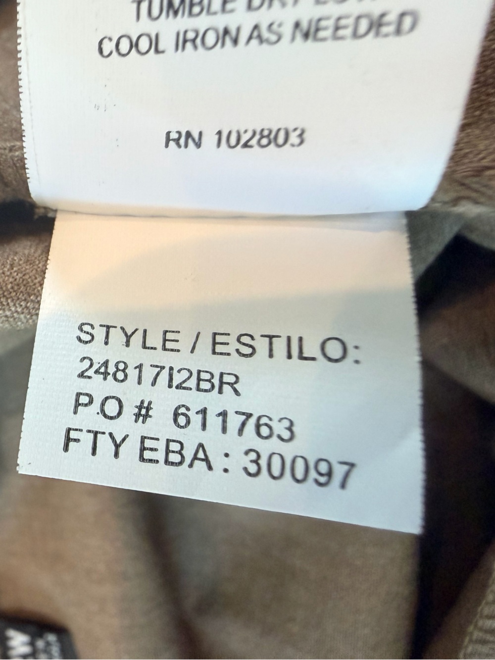 Briggs New York Tan Straight-Leg Dress Trousers - Picture 6 of 10